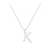 K - Letter Name Necklace Initial Necklace